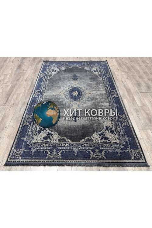 Иранский ковер Arti 8045 Серый-синий